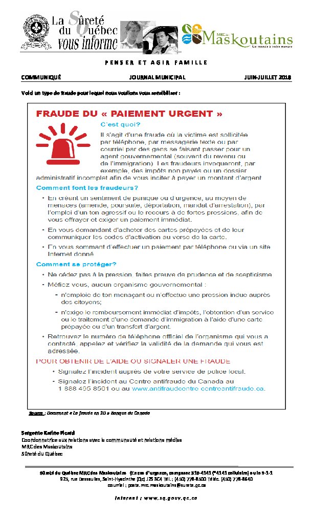 Municipalité de SaintMarceldeRichelieu