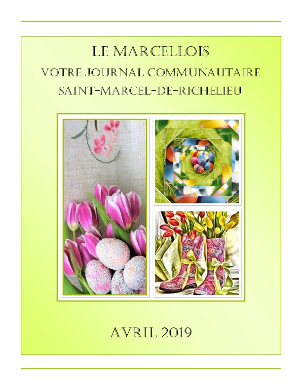 Couverture du journal municipal de avril 2019