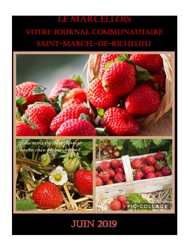 Couverture du journal municipal de juin 2019