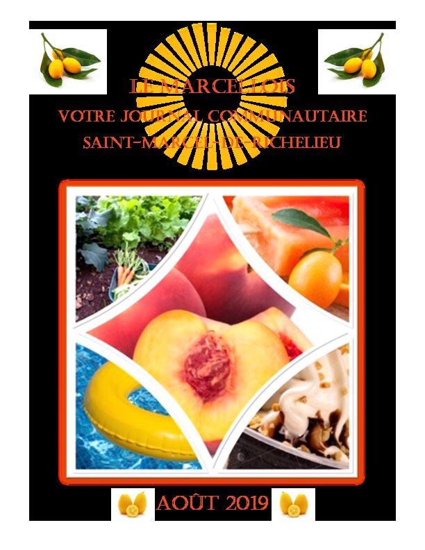 Couverture du journal municipal de août 2019