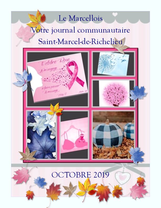 Couverture du journal municipal de octobre 2019
