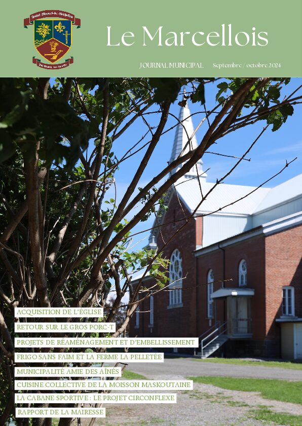 Couverture du journal municipal de septembre 2024