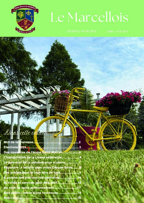 Couverture du journal municipal de juillet 2025