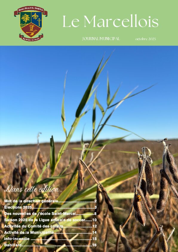Couverture du journal municipal de octobre 2025