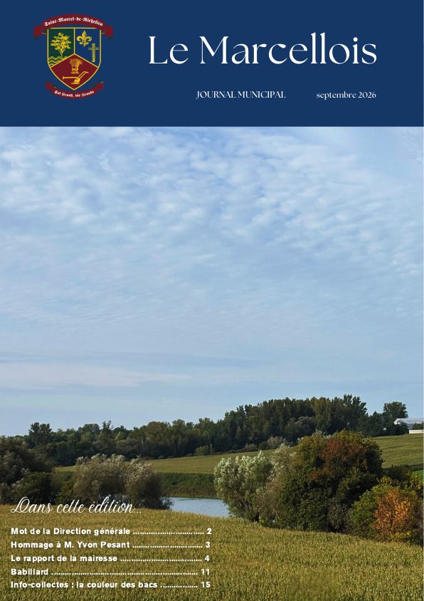 Couverture du journal municipal de septembre 2026